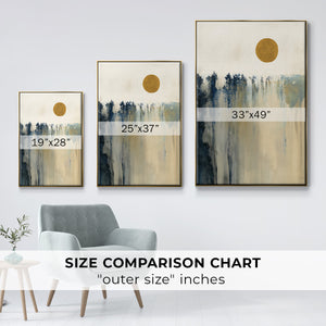 Equilibrium - Framed Premium Gallery Wrapped Canvas L Frame - Ready to Hang