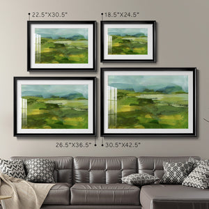Emerald View IV - Modern Framed Art Print