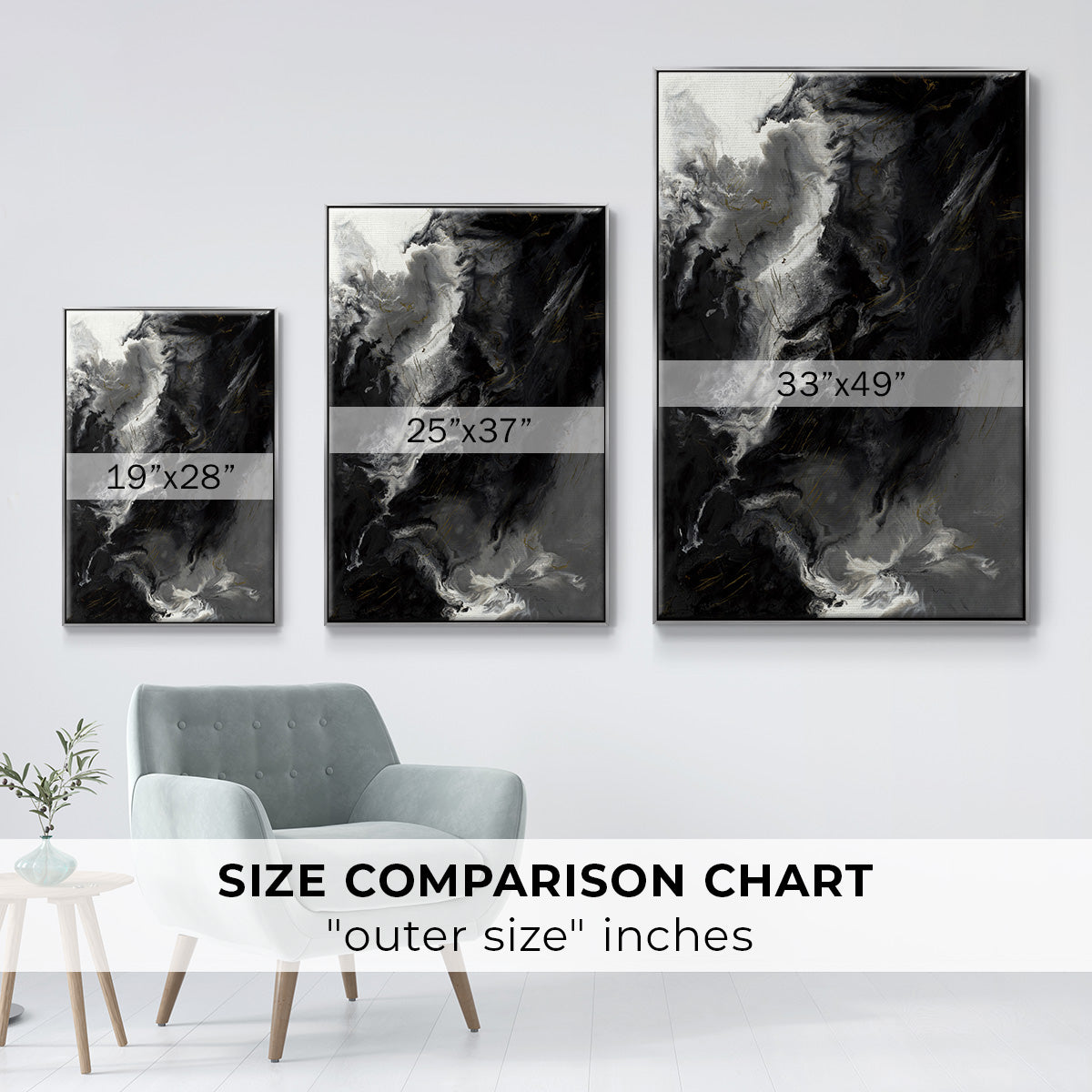 Changes - Framed Premium Gallery Wrapped Canvas L Frame - Ready to Hang