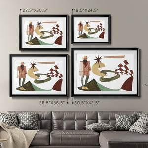 Vintage Vibes IV - Modern Framed Art Print