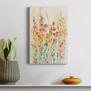 Brilliant Floral II Premium Gallery Wrapped Canvas - Ready to Hang