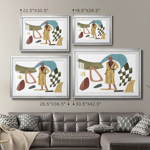Vintage Vibes III - Modern Framed Art Print