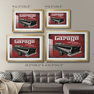The Garage - Modern Framed Art Print