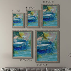 Spring Winds VII - Barnwood Framed Canvas Set