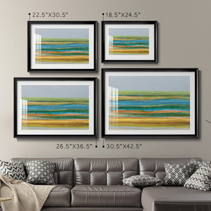 Parallel Striae II - Modern Framed Art Print