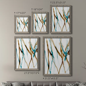Runnel XVII - Barnwood Framed Canvas Set