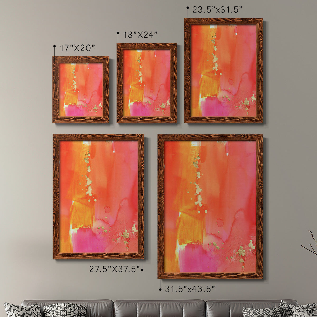 Mythological III - Premium Framed Canvas 2 Piece Set - Ready to Hang