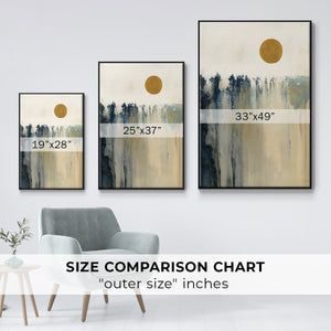 Equilibrium - Framed Premium Gallery Wrapped Canvas L Frame - Ready to Hang