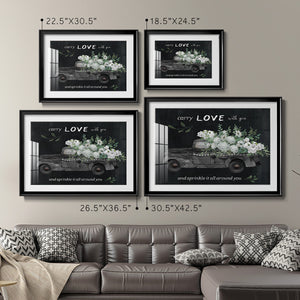 Carry Love Premium Framed Print - Ready to Hang