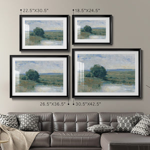 Riverbank Impression I - Modern Framed Art Print