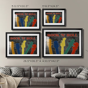 Rock and Roll - Modern Framed Art Print