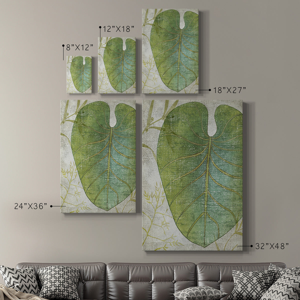 Frond IV Premium Gallery Wrapped Canvas - Ready to Hang