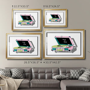 Record Shop I - Modern Framed Art Print