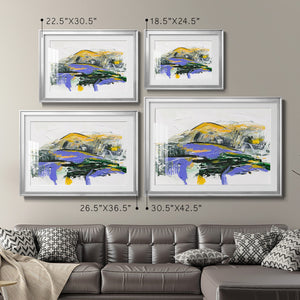 Silent Mountain V - Modern Framed Art Print