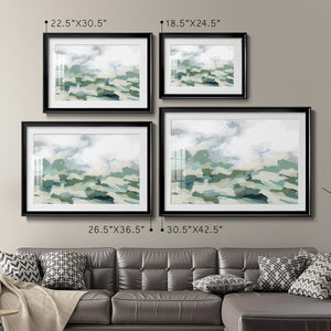 Verdant Hillside II - Modern Framed Art Print
