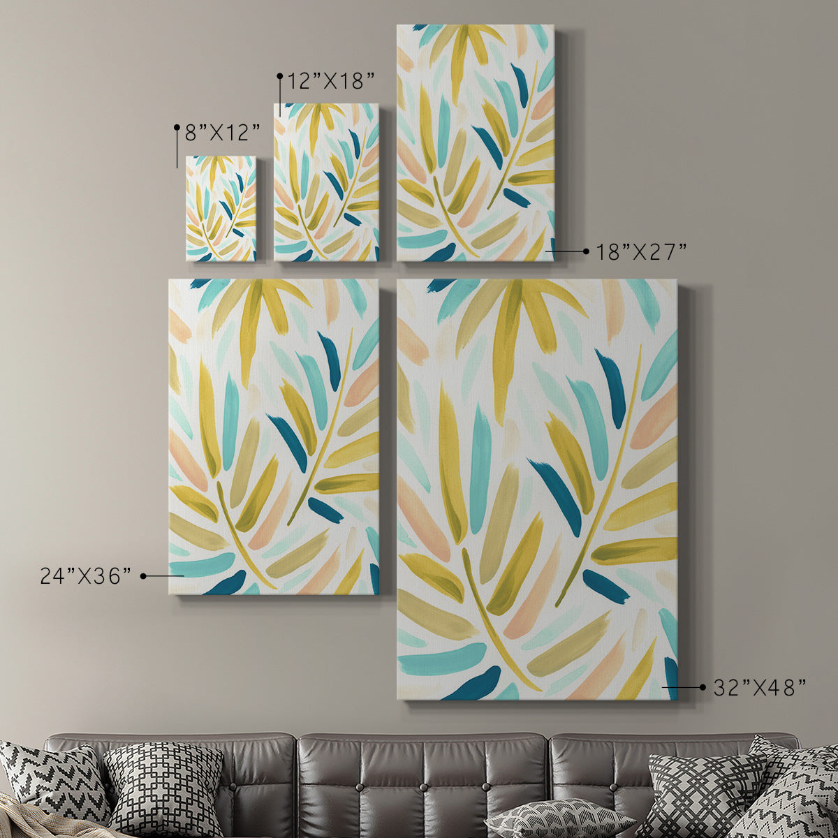 Calypso Confetti II Premium Gallery Wrapped Canvas - Ready to Hang