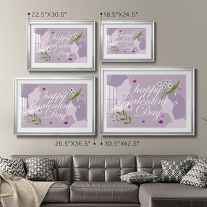 Happy Galentine's Day Collection A - Modern Framed Art Print