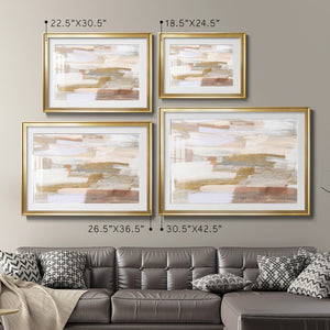 Gold Quartz II - Modern Framed Art Print