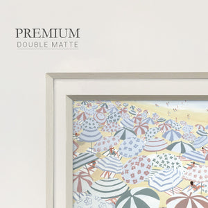 Subtle Beach- Premium Framed Print Double Matboard
