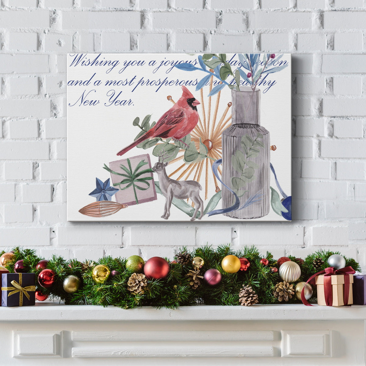 Warm Wishes - Premium Gallery Wrapped Canvas  - Ready to Hang