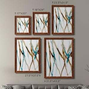 Runnel XVII - Barnwood Framed Canvas Set