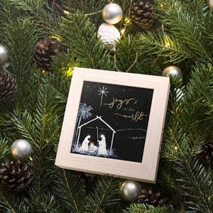 Joy to the World Nativity, Handmade Ornament