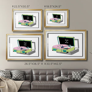 Record Shop II - Modern Framed Art Print