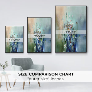 Current Air II - Framed Premium Gallery Wrapped Canvas L Frame - Ready to Hang