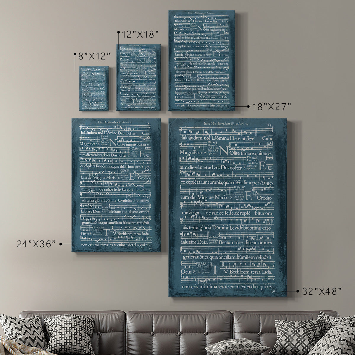 Graphic Songbook II Premium Gallery Wrapped Canvas - Ready to Hang