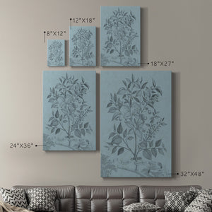 Botanical on Teal V Premium Gallery Wrapped Canvas - Ready to Hang