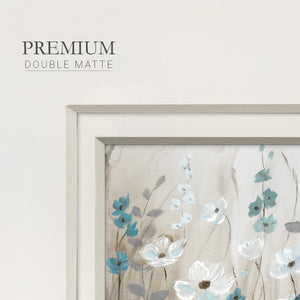 Bluebirds in Spring Premium Framed Print Double Matboard