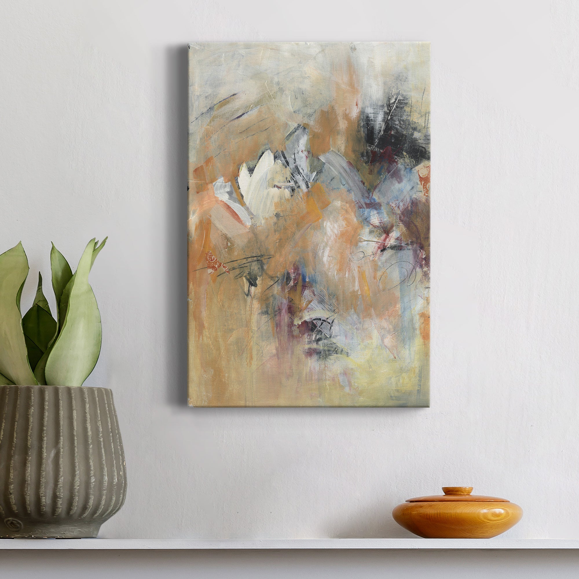Frozen Spring I Premium Gallery Wrapped Canvas - Ready to Hang