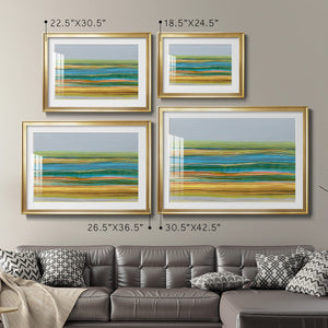 Parallel Striae II - Modern Framed Art Print