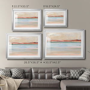 Sienna Horizon II - Modern Framed Art Print