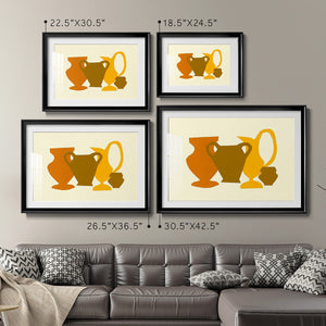 Posing Pottery II - Modern Framed Art Print