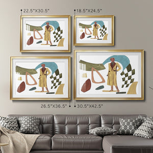 Vintage Vibes III - Modern Framed Art Print