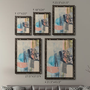 Reductive I - Barnwood Framed Canvas Set