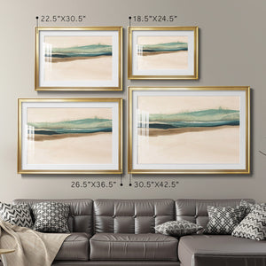 Layered Horizon II - Modern Framed Art Print