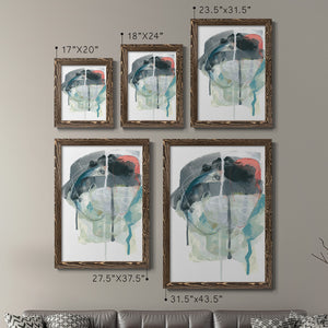 Stone Aperture III - Barnwood Framed Canvas Set