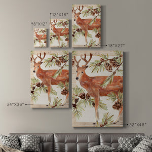 Rustic Barnwood Animals Collection B - Canvas Art Print
