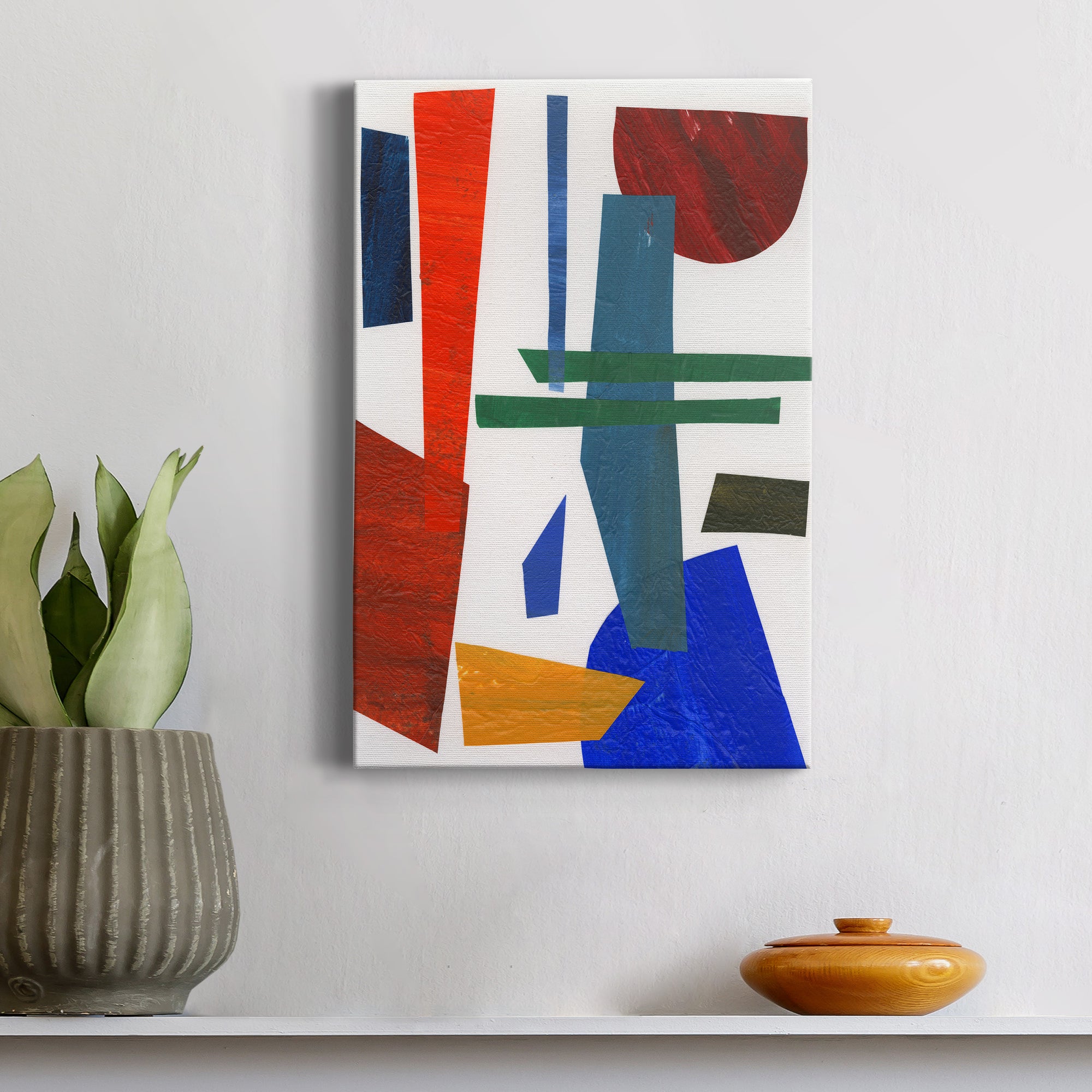 Colorful Shapes IV Premium Gallery Wrapped Canvas - Ready to Hang