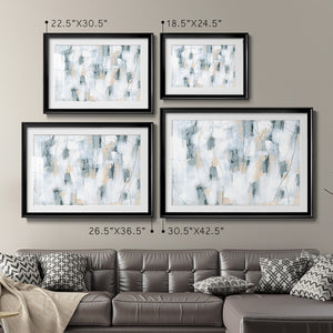 Stone Hatchmarks II - Modern Framed Art Print
