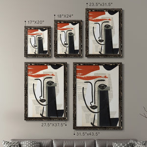 Faces of A Century V - Barnwood Framed Canvas Set