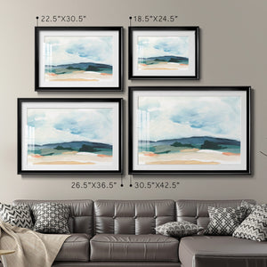 Pastel Vista II - Modern Framed Art Print