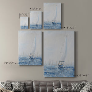 Sailing Upwind I - Canvas Art Print