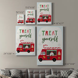 Santa's Foodtruck Collection B - Canvas Art Print