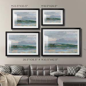 Twilight Vista Study II - Modern Framed Art Print