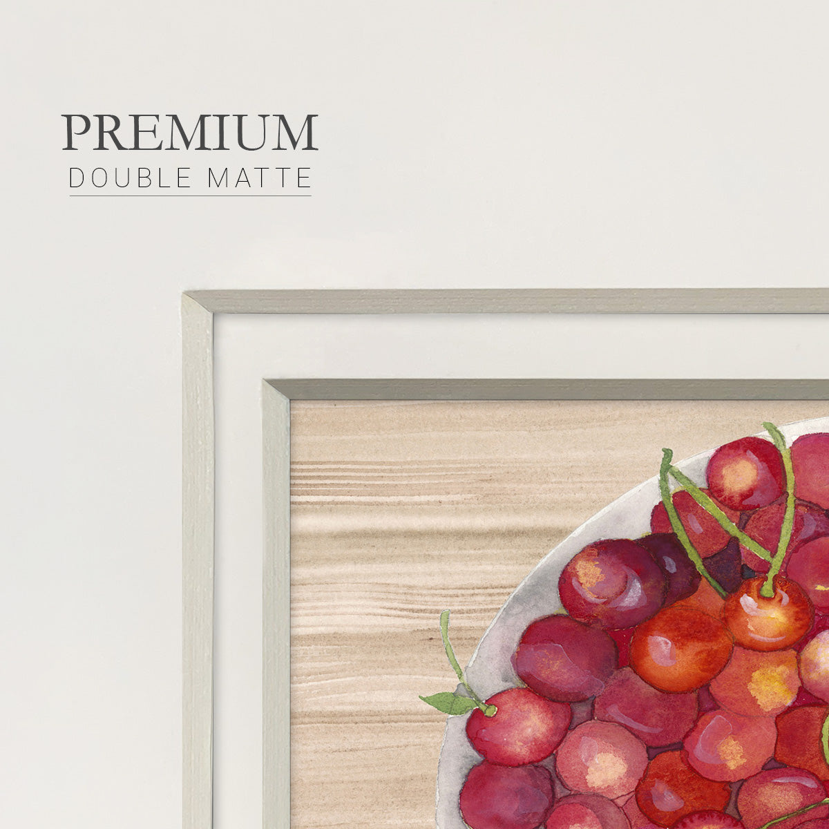 Bowls of Fruit IV Premium Framed Print Double Matboard