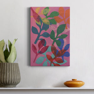 Vivid Stems IV - Canvas Art Print