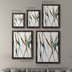 Runnel XVII - Barnwood Framed Canvas Set